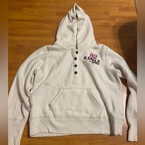 AEO cream hoodie